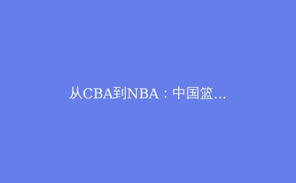 从CBA到NBA：中国篮球青训体系的深度变革与未来挑战 - 4